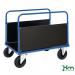 Konga heavy duty platform trucks, double sided, braked 412906