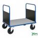 Konga galvanised steel deck platform trucks, double ended, braked 412910