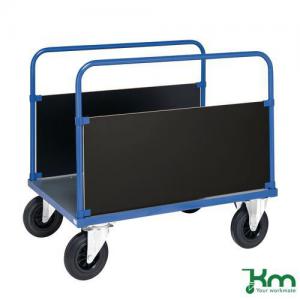 Image of Konga galvanised steel deck platform trucks, double sided 412913