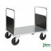 Konga heavy duty galvanised platform truck, double ended, braked 412924