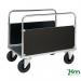 Konga heavy duty galvanised platform truck, double sided 412927