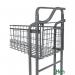 Konga nesting stock trolley with fixed basket, dark grey 413105