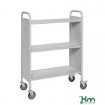 Konga archive trolleys, 3 tier, light grey 413107