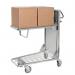 Konga adjustable self-levelling stock trolley - braked 413109