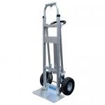 3-in-1 Convertible aluminium sack truck, with long flatbed 413116