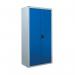 Steel workplace cupboards with coloured doors 413177