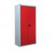 Steel workplace cupboards with coloured doors 413180