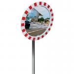Red and White Traffic Mirror 413251