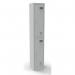 Next Day Locker 2 Door 1780 H 300 W 300 D Mmstd Grey Texture Ral 7035, Key Lock, Flat Pack 413317