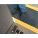 Anti-fatigue Mat, Pebble Texture,pvc Sponge, Blackyellow 60 cm X 1 m Cut Length 413383