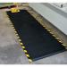 Anti-fatigue Mat, Solid Top, Nitrilerubber, Cushioned Core, Blackyellow 58 cm X 85 cm 413392