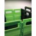 Folding box trolleys - 35kg capacity with lid 413458