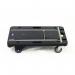 Silentmaster® plastic platform truck with telescopic folding handle 413461