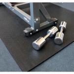 Heavy Duty Shock Absorbent Protectiverubber Mat, 17 mm Thick, 120 cm X 180 cm 413465