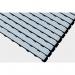 Heavy Duty Pvc Slattedduckboard, 80 cm X 10 m Roll, Grey 413489
