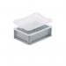 Drop-on lids for Euro stacking containers 413518