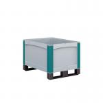 Heavy duty plastic pallet box 413568