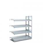 Kanban shelving - rear shelf straight, front shelf inclined 413587
