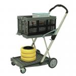 Clax folding trolley, grey 413614