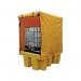 Plastic IBC sump pallet - self-assembly frame and cover 413649