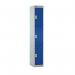 Locker Three Door 1800 X 300 X 300- Blue Door 413711