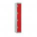 Locker Four Door 1800 X 300 X 450- Red Door 413714