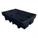 Recycled plastic sump pallet 413823