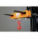 Forklift truck mounted crane hooks 413831