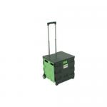 Folding Box Trolley With Lid And Handle 