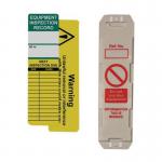 Universal Inspection Tag Insert Kit(10 Assettag Holders, 10 Inserts, 1 Pen) Boxed 413873