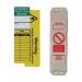 Universal Inspection Tag Insert Kit(10 Assettag Holders, 10 Inserts, 1 Pen) Boxed 413873