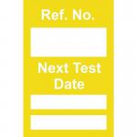 Next Test Mini Taginsert - Yellow (pack of 20) 413880