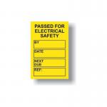 Pat Testing Mini Taginsert - Yellow (pack of 20) 413896