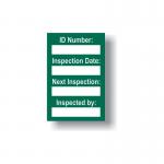 Harness Mini Tag Insert- Green (pack of 20) 413900