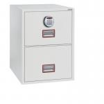 Phoenix World Class Vertical Fire Filefs 2252 E 2 Drawer Filing Cabinet with Electronic Lock 413908