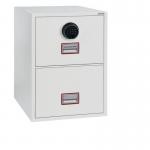 Phoenix World Class Vertical Fire Filefs 2252 F 2 Drawer Filing Cabinet with Fingerprint Lock 413910