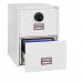 Phoenix World Class Vertical Fire File Fs2252F 2 Drawer Filing Cabinet With Fingerprint Lock 413910