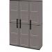 Plastic utility cupboards - 3 shelves 413923