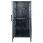 Plastic utility cupboards - 3 half shelves 413924