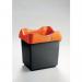 Colour coded open top recycling bins 414002