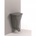 Wall mounted pedal bin 414043