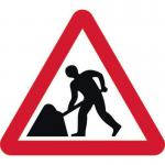 750 mm Tri. Temporarysign - Men at Work 414709