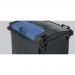 1100L flat lid (lid in lid) wheelie bin 414757