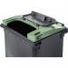 1100L flat lid (lid in lid) wheelie bin 414758