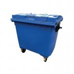 1100L flat lid (lid in lid) wheelie bin 414759