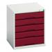 5 Drawer - Red 414830
