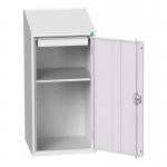 Document Station With Sloping Top 500mm Wide - Light Grey 414842