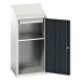 Document Station Withsloping Top 500 mm Wide - Anthracite 414843