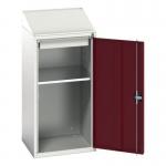 Document Station With Sloping Top 500mm Wide - Red 414844