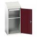 Document Station Withsloping Top 500 mm Wide - Red 414844